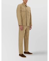 Lardini - Tailored Trousers With Front Pleats And Pockets - Lyst