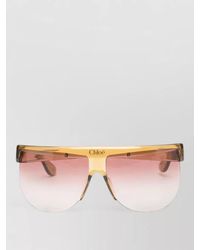 Chloé - Geometric Frame Sunglasses - Lyst