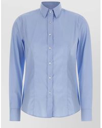 Xacus - Cotton-Blend Long-Sleeve Shirt - Lyst