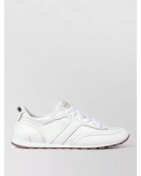Brunello Cucinelli - Leather Low-Top Sneakers - Lyst