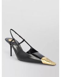 Saint Laurent - Jeanne 75 Slingback Pumps Smooth Leather - Lyst