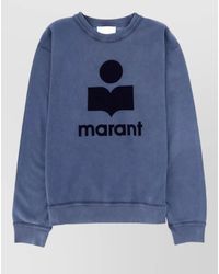 Isabel Marant - Mikoy Logo Crew Neck Knit Sweatshirt - Lyst