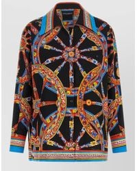 Dolce & Gabbana - Hawaii Print Collared Long Sleeve Shirt - Lyst