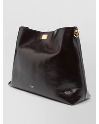 Dolce & Gabbana - Tumbled Leather Shoulder Bag Vintage Detail - Lyst