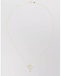 Aliita - Palm Tree Pendant Necklace On Delicate Chain - Lyst