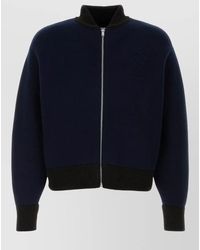Jil Sander - Wool Blend Bomber Jacket - Lyst
