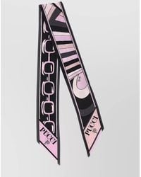 PUCCI - Graphic Lightweight Rectangular Scarf Design - Lyst
