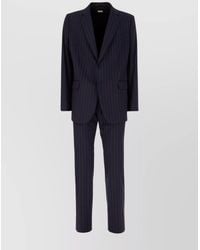 Dries Van Noten - Suit Set With Pinstripe Pattern And Notched Lapel - Lyst