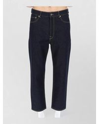 Golden Goose - Happy Denim Pant Contrast Stitching Belt Loops - Lyst