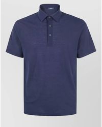 Herno - Cotton Short-Sleeve Polo Shirt - Lyst