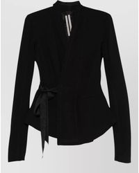Rick Owens - Wool Fitted Jacket - Lyst