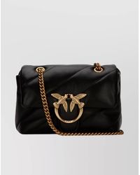 Pinko - Love Bag Puff Mini Leather Quilted Shoulder Bag - Lyst