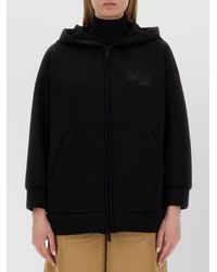 Max Mara - Hooded Jacket With Front Pockets And Long Sleeves - Lyst