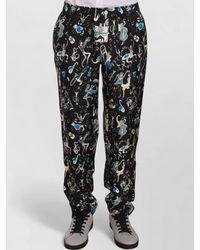 Dolce & Gabbana - Musical Instrument Print Relaxed Sleepwear Pants - Lyst