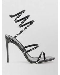Rene Caovilla - Cleo Stiletto Sandals Open Toe Spiral Straps - Lyst