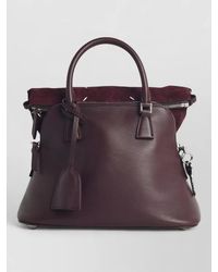 Maison Margiela - Leather 5Ac Soft Mini Tote Bag - Lyst
