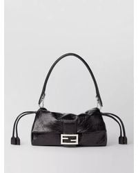 Fendi - Baguette Medium Leather Clutch Bag - Lyst