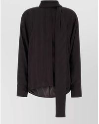 Sportmax - Viscose Corsaro Shirt Long Sleeves Scarf - Lyst