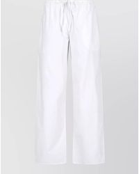 Matteau - Lounge Pants Elastic Waist Wide Leg Pocket - Lyst