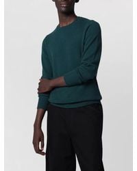 Drumohr - Crew Neck Knit Sweater Ribbed Cuffs Hem - Lyst