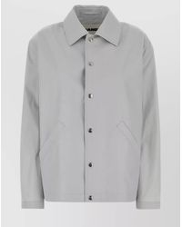 Jil Sander - Cotton Fitted Jacket - Lyst
