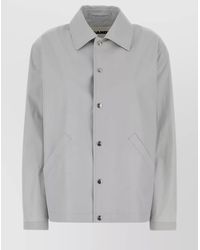 Jil Sander - Taffeta Jacket With Long Sleeves And Pockets - Lyst