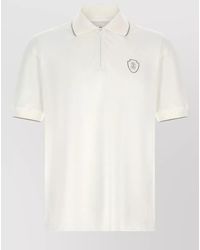 Brunello Cucinelli - Techno Piquet Polo Shirt Honeycomb Texture - Lyst