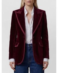 Dolce & Gabbana - Velvet Single-Breasted Suit Jacket - Lyst