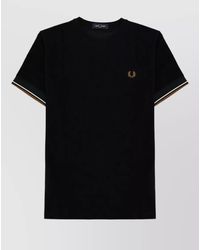 Fred Perry - Logo Crew Neck T Shirt Short Sleeves - Lyst