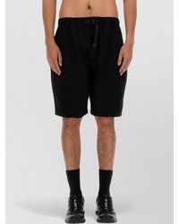 South2 West8 - Belted Twill Bermuda Shorts Elastic Waist - Lyst