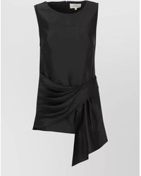 Loulou de Saison - Silk Sleeveless Draped Top - Lyst