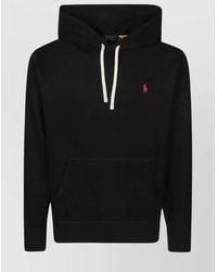 Polo Ralph Lauren - Hoodie With Drawstring Hood And Kangaroo Pocket - Lyst