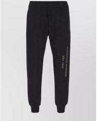 McQueen - Logo Print Tapered Track Pants - Lyst