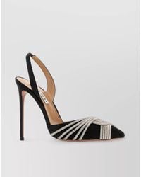 Aquazzura - Satin Gatsby Sling 105 Pumps - Lyst