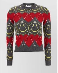 Moschino - Cashmere Wool Smiley Jumper - Lyst