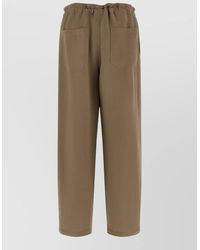 Brunello Cucinelli - Tailored Track Trousers Elastic Waist Back Pockets - Lyst