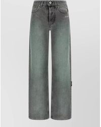 Off-White c/o Virgil Abloh - Denim Spray Susy Straight-Leg Jeans - Lyst