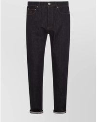 Brunello Cucinelli - Straight Leg Trousers With Belt Loops - Lyst