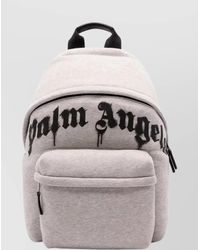 Palm Angels - Curved Logo Backpack Zip Pocket - Lyst