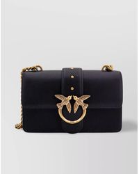 Pinko - Love Bag One Small Leather Shoulder Bag - Lyst