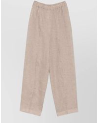 Fabiana Filippi - Wide Leg Trousers Lightweight Fabric Side Pockets - Lyst