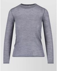 Aspesi - Regular Fit Long Sleeve Crew Neck Top - Lyst