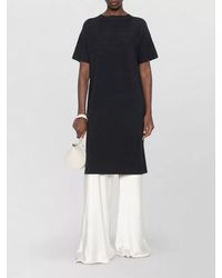 Fabiana Filippi - Knit Dress Straight Silhouette Knee Length - Lyst