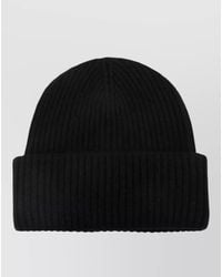 MC2 Saint Barth - Berry Knitted Hat Ribbed Turn Up Brim - Lyst