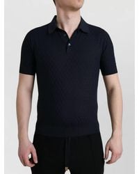 Dolce & Gabbana - Silk Slim-Fit Short-Sleeve Polo Shirt - Lyst
