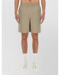 Fred Perry - Cotton Bermuda Shorts Relaxed Knee Length - Lyst