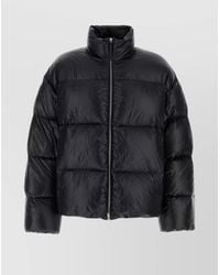 Jil Sander - Nylon Down Puffer Jacket With High Collar - Lyst