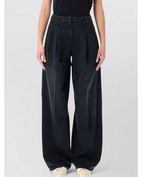 Golden Goose - Denim Wide-Leg Trousers - Lyst