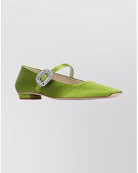 Roger Vivier - Leather Ballerina Shoes - Lyst