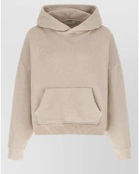 Entire studios - Hooded Sweatshirt Kangaroo Pocket Ribbed Cuffs Hem - Lyst